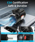 3HP Air Compressor Electric Motor 230V 17.6 Amps 56 Frame with cooling system and keyed shaft