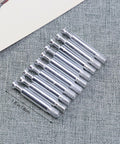 24 Piece Furniture Connector Dowel And Cam Lock Set for Quick Easy Cabinet Assembly showing threaded bolts