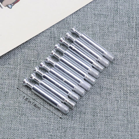 24 Piece Furniture Connector Dowel And Cam Lock Set for Quick Easy Cabinet Assembly showing threaded bolts
