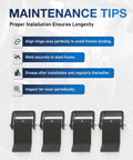Maintenance tips for Beefy Weld On Trailer Hinges Set Of Four Heavy Duty Steel Gate And Dump Door Hinge Straps