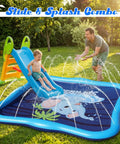 Backyard Splash Pad Sprinkler For Kids And Dogs With An 85 Inch Thickened Square Play Mat Built For Toddlers Aged One To Three Epic Water Fun Outdoor Pool Party Toy
