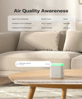 Presence Sensor With 60GHz MmWave Radar USB C Powered RGB Status Light Illumination Sensor Zigbee Repeater Compatible With Home Assistant ZHA Z2M And SmartThings on table, green light on