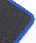 Close-up of Flexible PVC Magnetic Tool Mat Set With Three Pad Sizes 12.8 By 9.64 Inches 12.8 By 4.1 Inches And 4.33 By 4.33 Inches For Holding Screws Nuts Bolts And Sockets On Hoods Toolboxes And Metal Surfaces In Garage Or Auto Repair.