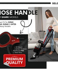 Upgraded Replacement Hose Handle For Vacuum Models ZU561 ZU562 ZU560 UV725 UV650 in use with Navigator Lift-Away Upright vacuum.