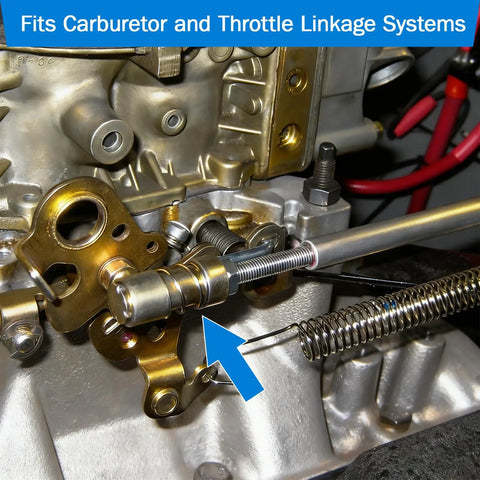 Two Pack Throttle Disconnect Quick Release Ball Joints For Throttle Cable Ball End Dual Linkage Setup And Spare Replacement With One Quarter Twenty Eight Female Thread Fitment For Easy Throttle Linkage Removal During Tuning And Maintenance, carburetor linkage