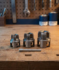 Dual Function Pipe Threading Tool Set For Water Lines Internal And External Thread Cutter Built To Last Pro Grade Steel