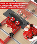 Upgraded 2 In 1 Feather Board Jig With Anti Kickback Roller For Table Saws Router Tables And Band Saws Thin Rip Guide fits 3/8 T slots