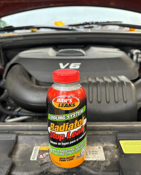 Radiator Stop Leak 11 Oz Quick Fix No Fuss For Cars Seals Internal External And Coolant To Oil Leaks With Pelletized Formula