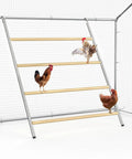 Four Tier Chicken Roosting Perch For Backyard Poultry No Fuss Easy To Assemble Elevated Roosting Bars That Maximize Coop Space