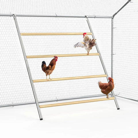 Four Tier Chicken Roosting Perch For Backyard Poultry No Fuss Easy To Assemble Elevated Roosting Bars That Maximize Coop Space