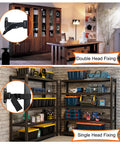 Heavy Duty Anti Tip Furniture Straps With Adjustable Wall Mount Kit For Dresser And TV Stand Supplies shown on furniture and storage.