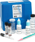 Hardness Test Kit 0 to 200 for Water Testing, Individual Kit for Pools, Spas, and Home Labs, Easy Read Color Card, Quick Results, Portable and User Friendly, Must Have Calcium Hardness Readouts blue case with bottles and pipette