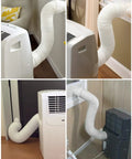Portable Air Conditioner Exhaust Hose Kit With 5.9 Inch Diameter And 82 Inch Length Anti Clockwise Thread Universal Duct Hose for venting