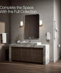 Bathroom with Vertical Toilet Paper Holder Wall Mount In Polished Chrome Built To Last Durable Metal For Moisture And Everyday Use