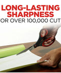Cutting paper with All Purpose Precision Scissors For Everyday Crafting And Office Tasks, Stainless Steel Blades Deliver Sharp Long Lasting