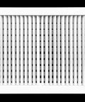 18 Inch By 12 Inch Adjustable Air Diffuser For HVAC Vent Cover Sidewall Or Ceiling Grille Register With High Airflow White Powder Coated Steel
