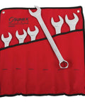 Six Piece Raised Panel Wrench Set 25mm 26mm 27mm 29mm 30mm 32mm Heavy Duty CRV Alloy Steel With Canvas Pouch on display