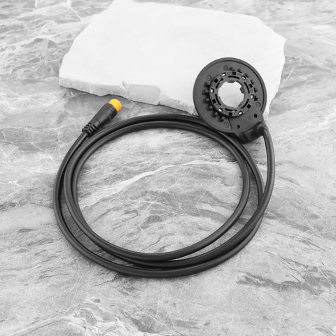 Left Side E Bike Pedal Assist Sensor Replacement With 3 Pin Waterproof Plug PAS Sensor F12L 12 Magnets Dual Hall Sensor For E Bike Conversion And Upgrades