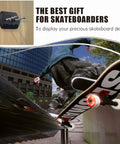 Skateboard Wall Mount Hanger For Deck Display And Storage With Dope Floating Effect, urban skateboarding action