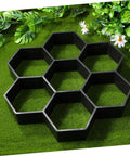Hexagon Concrete Paver Mold For DIY Garden Paths And Patios 11.4 By 11 By 1.7 Inch Reusable Plastic Floor Tile Mold Durable