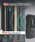Top Shelf Ten In One Wall Scanner And Smart Thermal Imager showing 5 detection modes for studs and cables.