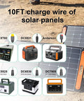 10 Ft 6 In 1 Solar To XT60 Anderson Extension Charge Cable Kit For DIY Solar Setups With DC7909 DC6530 DC5525 DC5521 Connectors