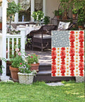 Colorlife Myosotis Poppy Memorial Day Garden Flag 12x18 Inch Double Sided Outdoor Yard Flag on front porch