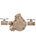 Badass 3/4 Inch Reduced Pressure Zone Assembly Bronze Lead Free Backflow Preventer for Potable Water Protection front view.