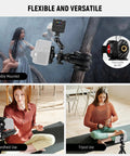 Mini Flexible Phone Tripod With Remote For iPhone Desktop Stand with camera and smartphone use scenarios