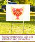 4 Pack 18x12 White Blank Yard Signs With Metal Stakes Weatherproof Corrugated Plastic Great For Rent Sale Parties