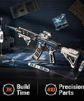 3D Puzzle For Adults M416 Replica Wooden Mechanical Puzzle Model For Home Decor Desk Ornament Gift For Teens 14 Plus And Adults With Precise Fit Pieces That Click Into Place And A Dope Desk Showpiece For Collectors, 28.4-30.9 in