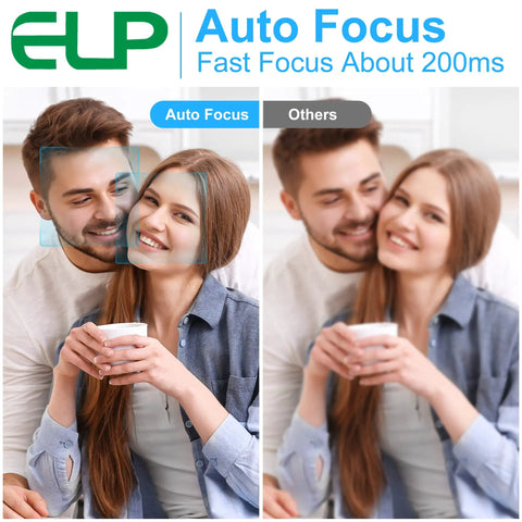 16MP Autofocus USB Camera Module With 4K UVC USB 2.0, 68 Degree Mini Lens IMX298 demonstrating autofocus on a couple