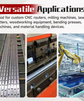 Versatile applications of Two Pack Pro Grade HGR20 1200mm Linear Guide Rails and SFU1605 Ball Screw Set in CNC machines