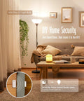 Smart Door Alarm System With Magnetic Window Locks And Wireless Doorbell Chime Contact Sensor No Hub Required in living room scene