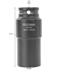 26mm Crank Bolt Socket For Seized Harmonic Balancers Heavy Duty 6 Point Impact Socket One Half Inch Drive, labeled OEMTOOLS