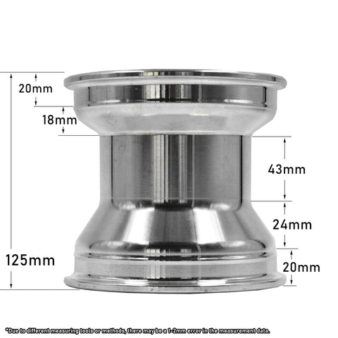 5 Inch Aluminum Front Wheel Rim Replacement For Go Karts UTVs Dirt Bikes ATVs And Quad Bikes With Ten By Four Point Five By Five Tire Bearing Model