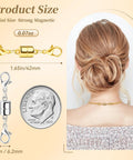 Magnetic Necklace Clasp Set With Double Lobster Clasps, 14K Gold And Silver Extenders For Women, necklace with clasp.