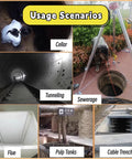 Rugged Confined Space Tripod Rescue Rig Featuring Heavy Duty Winch Choices And Dependable Fall Protection Gear For No Sweat Lifting Jobs In Deep Wells Manholes And Rooftop Sites in various usage scenarios including sewerage and tunnels.