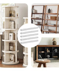 Tough As Nails Stainless Steel Dowel Pins 50 Piece Set For Cabinets Shelves And Wood Furniture shown with floating shelves.