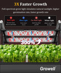 81 Pod Vertical Indoor Hydroponics Garden With Smart LED Grow Light And Auto Circulating Water Pump Three Tier System With 27 Pods Per Tier 42L Capacity showcasing smart LED grow light technology for improved herb and vegetable growth indoors.