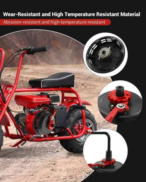 Mini bike with Easy Install Pull Start Recoil Starter Assembly For Predator 212 And Coleman 200cc