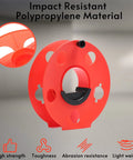 Heavy Duty Extension Cord Reel Built Tough As Nails With Impact Resistant Plastic Body Lightweight Portable Design