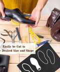 1.2MM Thick Non Slip Shoe Rubber Sole Sheet With Diamond Pattern Repair Patch 15 By 11 Inch Flexible Soling Material