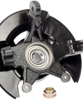Heavy Duty Bulletproof Front Left Wheel Bearing And Hub Assembly Loaded Knuckle direct view for 2003 2004 Honda Pilot.
