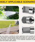 2 Pack 25mm Garden Hose Strainer Inline Filter Heavy Duty For Livewell Pumps And Sprayers Debris Catcher Water Filter