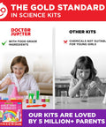 Comparison of Doctor Jupiter Girls First Science Kit For Ages 4 To 8, STEM Toy With 100 Plus Experiments and other kits.