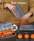 Portable Cordless Rotary Tool Kit Delivers Lightning Fast Usb Power And 111 Essentials For Precise Sanding Polishing And Engraving That Will Let You Shred Through Any Weekend Grind, compact carrying case with tools.