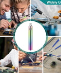 Rechargeable Cordless Soldering Iron Pen With Adjustable Temperature Handy Go To Portable DIY Welding Tool in use for electronics and jewelry repairs