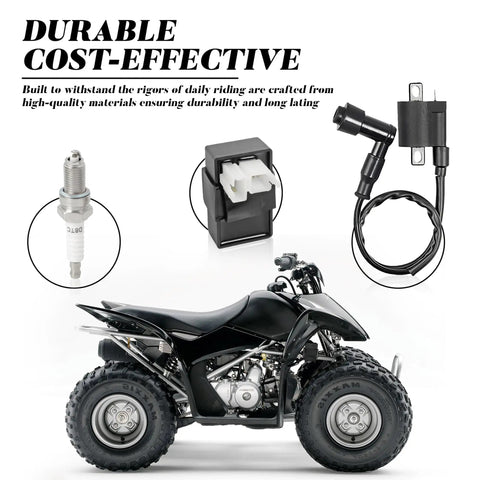 Beefed Up High Performance Ignition Coil Kit With 6 Pin AC CDI Box Spark Plug For CG125cc 150cc 200cc 250cc Engines