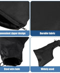 Shop Beast 2 Pack Black Dust Collection Bags Zipper Lock features durable fabric, convenient zippers, and steel wire holes for secure fit.